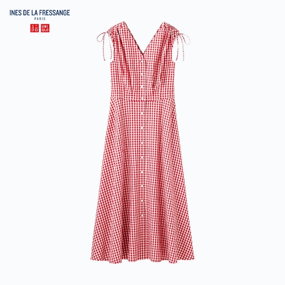 Uniqlo Dresses & Skirts - Uniqlo x Ines De La Fressange Gingham Maxi Dress